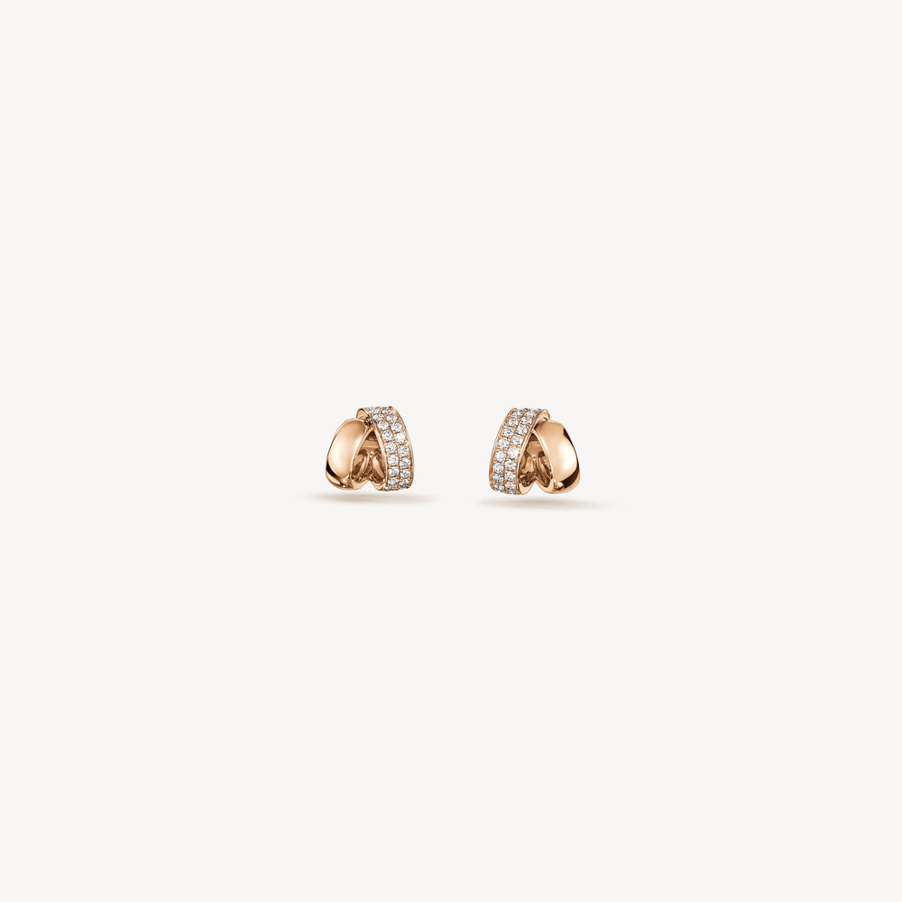 Hearts On Fire 18K Yellow Gold Inside/Out Diamond Flip Stud Earrings