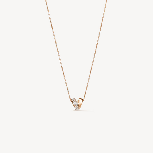 Hearts On Fire 18K Yellow Gold Rondel Diamond Pendant