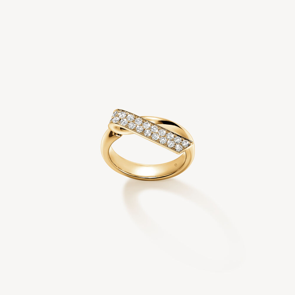 Hearts On Fire 18K Yellow Gold Diamond Flip Ring