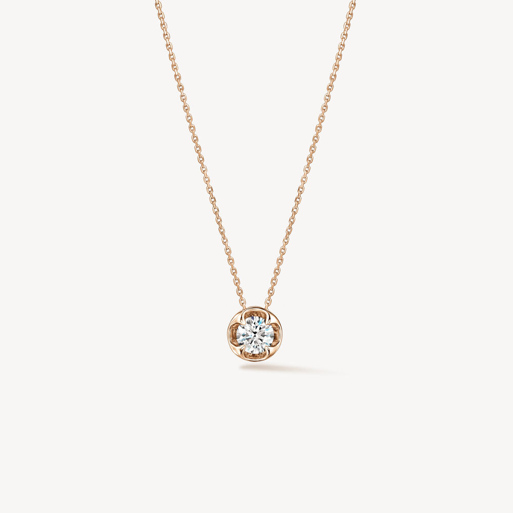 Hearts On Fire 18K Yellow Gold Whimsical Circle Diamond Pendant