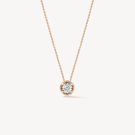 Hearts On Fire 18K Yellow Gold Whimsical Circle Diamond Pendant