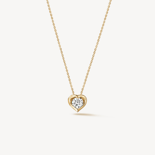 Hearts On Fire 18K Yellow Gold Whimsical Heart Diamond Pendant