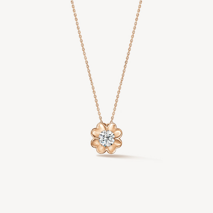 Hearts On Fire 18K Yellow Gold Whimsical Clover Diamond Pendant