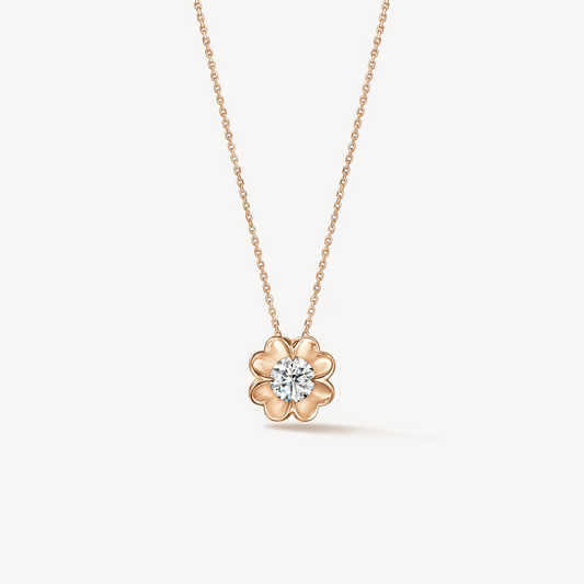 Hearts On Fire 18K Yellow Gold Whimsical Clover Diamond Pendant