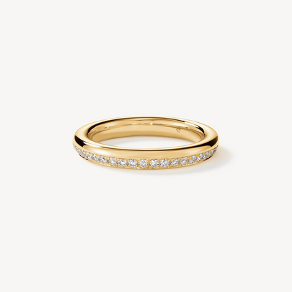Hearts On Fire 18K Yellow Gold Barre Pave Band