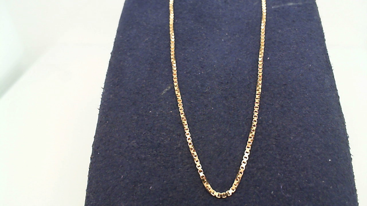 Gold Box Chain 24"