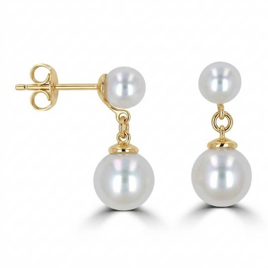 Rolland's Designs Pearl Drop Earrings