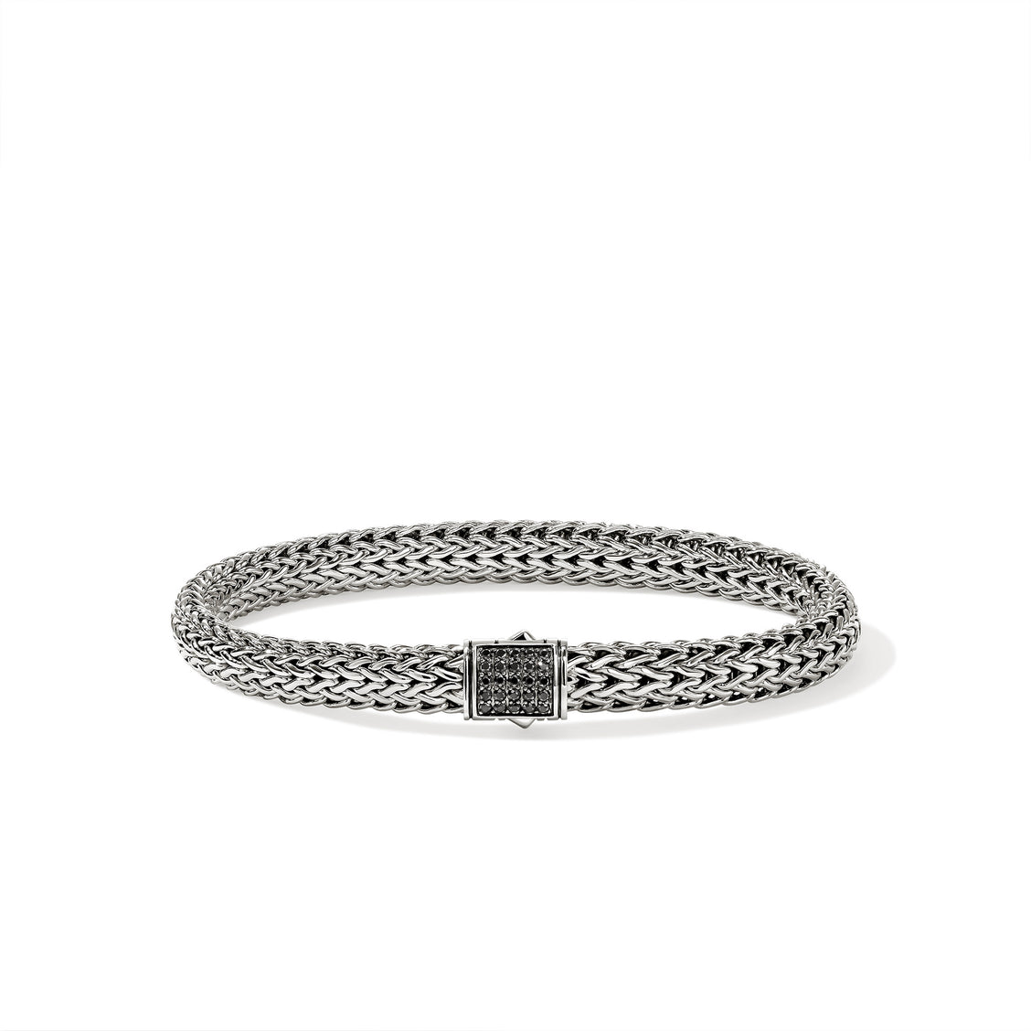 John Hardy Classic Chain Small Treated Black Sapphire Bracelet