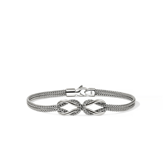 John Hardy Sterling Silver Infinite Love Knot Bracelet