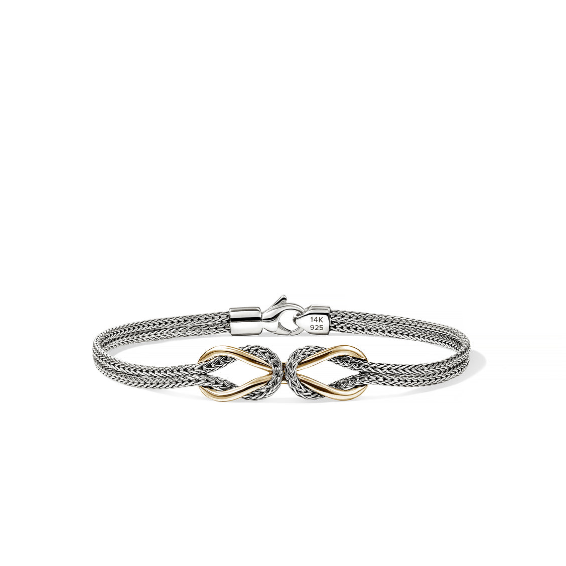 John Hardy Two Tone Infinite Love Knot Bracelet