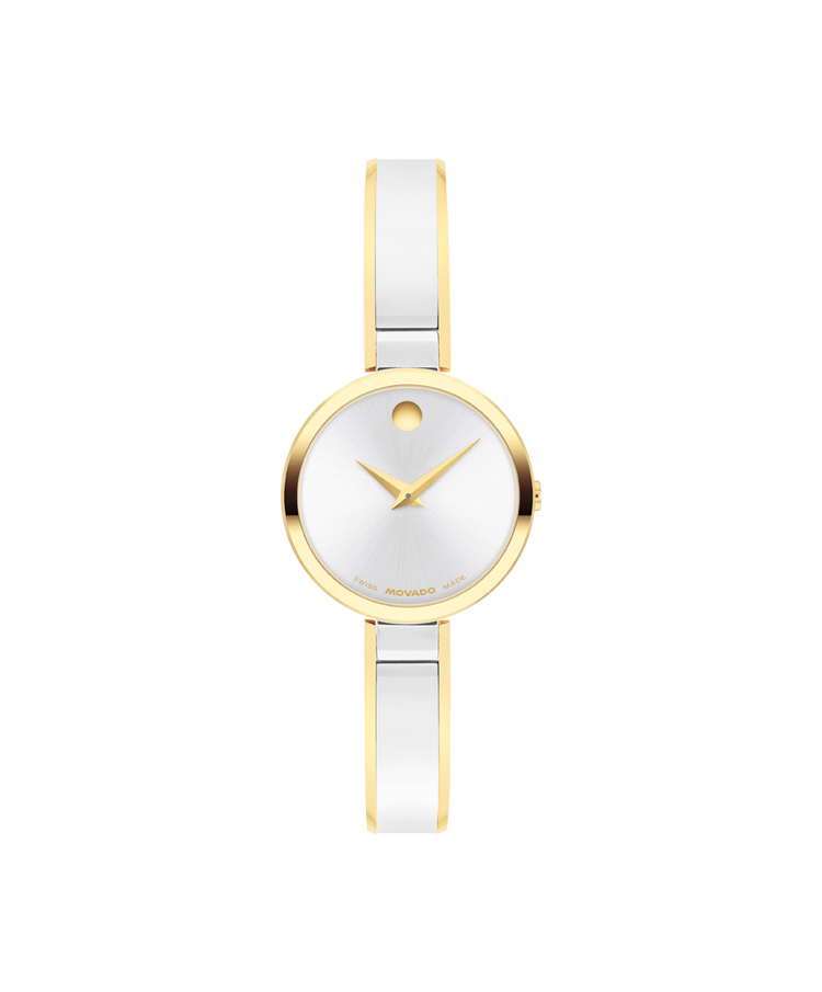 Movado Moda Stainless Steel Two-Tone 24Mm