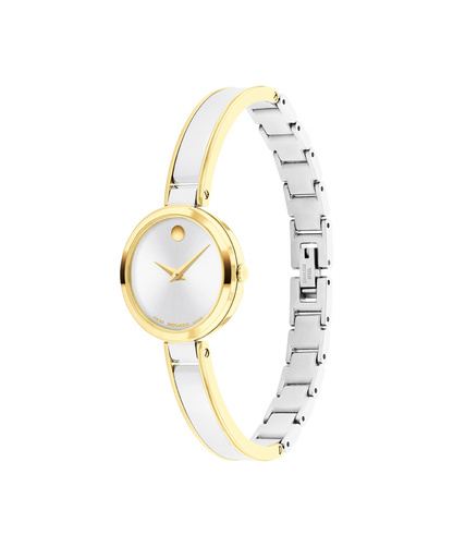 Movado Moda Stainless Steel Two-Tone 24Mm