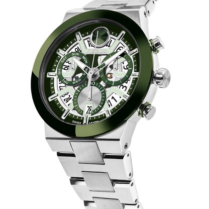 Movado Bold Fusion Chronograph Stainless Steeel 45Mm