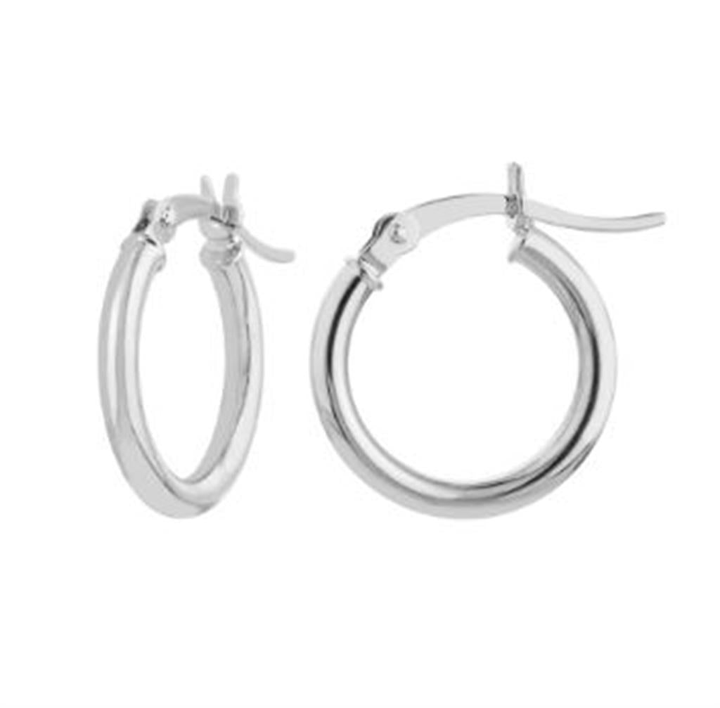 Polished Gold Hoop Earrings