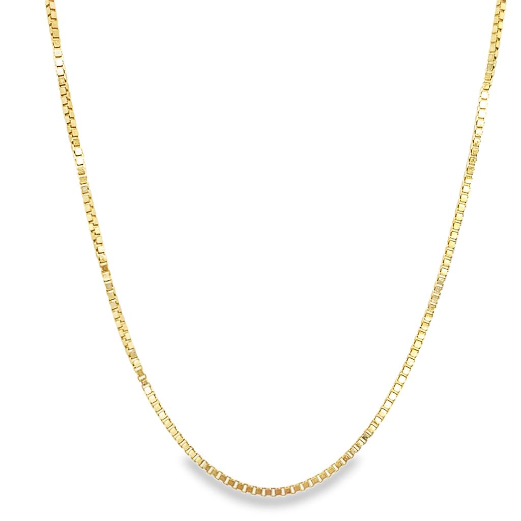 Estate 14K 18" Box Chain