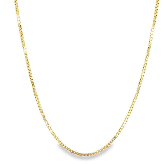 Estate 14K 18" Box Chain