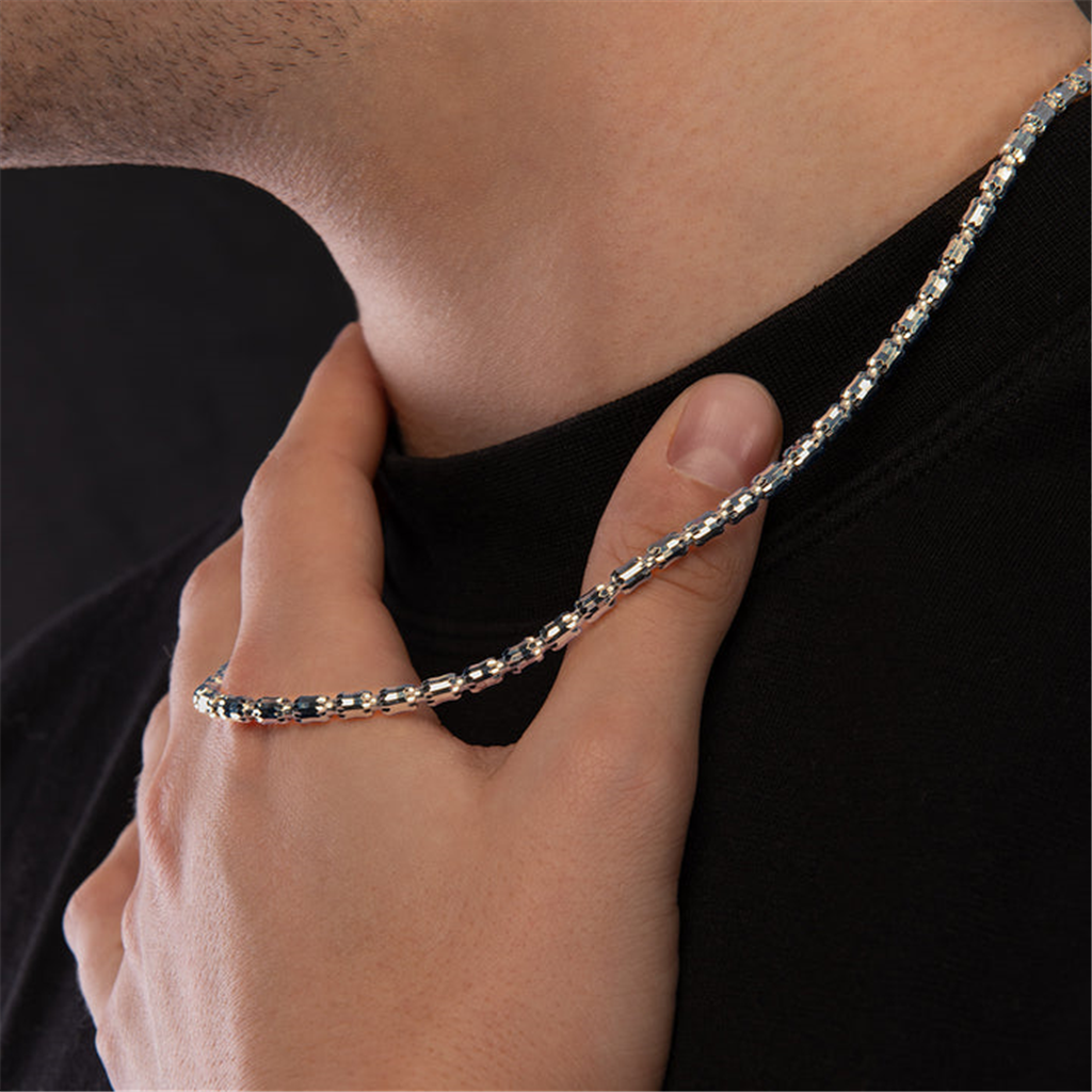 Desmos Barrel Crystal Bead Necklace