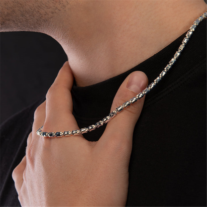 Desmos Barrel Crystal Bead Necklace