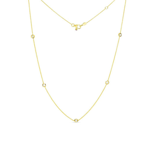 Roberto Coin 5 Station Diamond Necklace