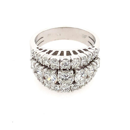 Estate 18K Diamond Band