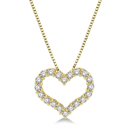 Rolland's Designs Diamond Heart Pendant -0.50cts