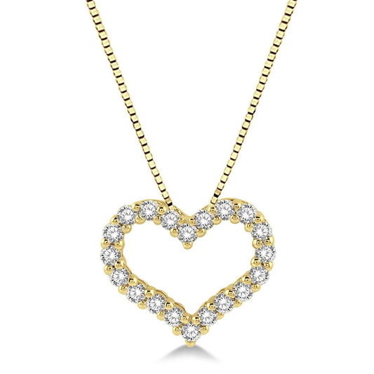 Rolland's Designs Diamond Heart Pendant -0.50cts