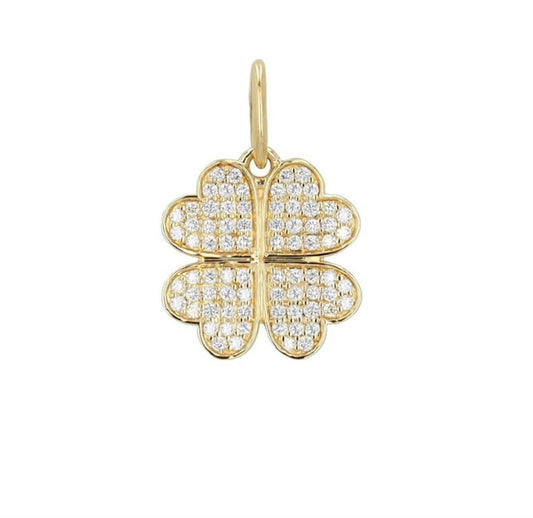 Rolland's Designs Diamond Clover Charm