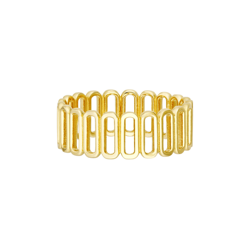 Rolland's Designs 14K Gold Paperclip Ring