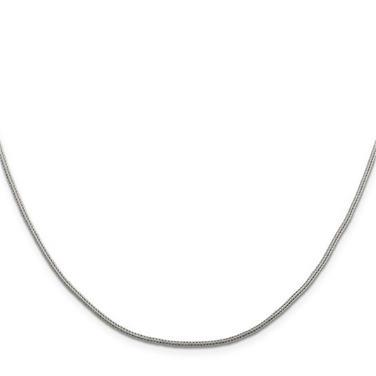 Sterling Silver Diamond Cut Franco Chain