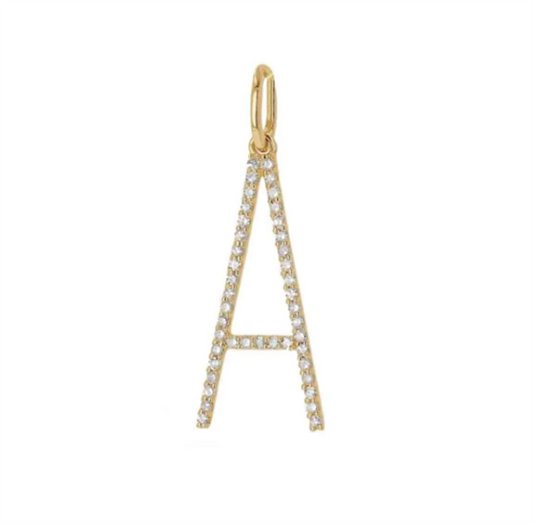 Rolland's Designs Oversized Diamond "A" Charm