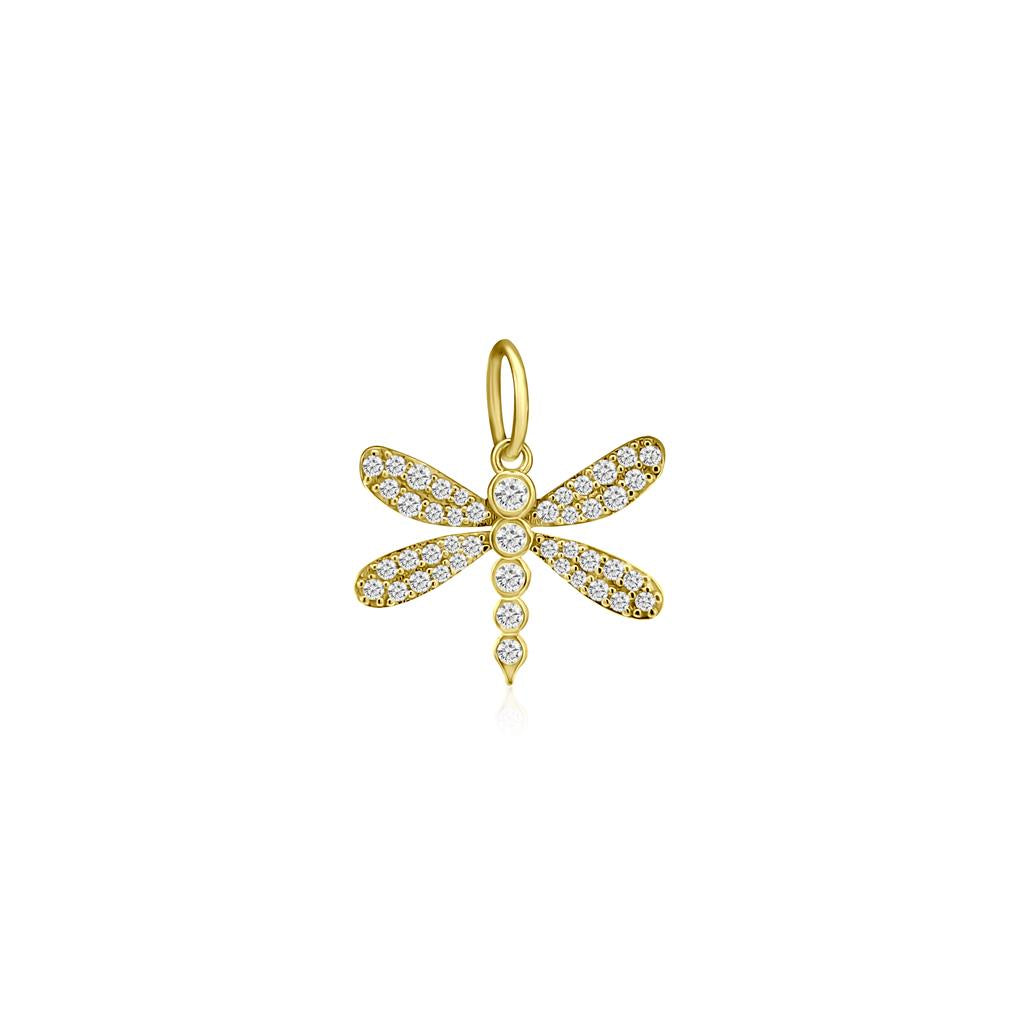 Rolland's Designs Diamond Dragonfly Pendant