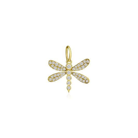 Rolland's Designs 14K Gold Dragonfly Pendant