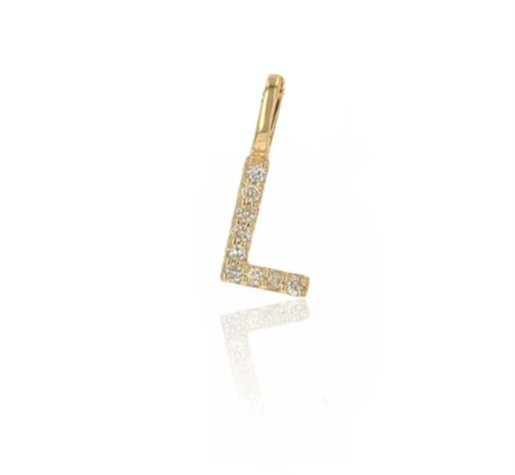 Rolland's Designs Diamond "L" Charm
