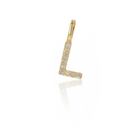 Rolland's Designs Diamond "L" Charm