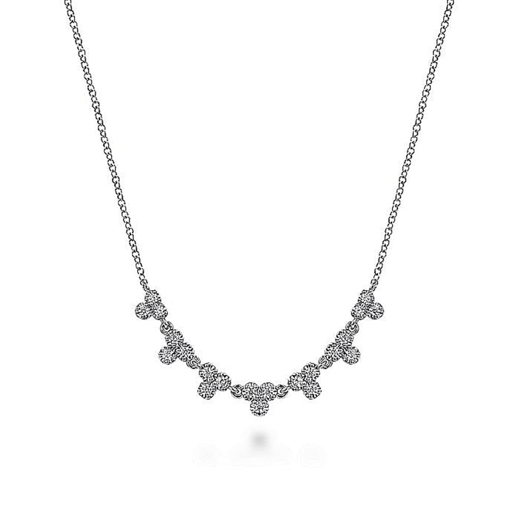 Gabriel Diamond Droplet Link Necklace