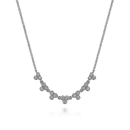 Gabriel Diamond Droplet Link Necklace