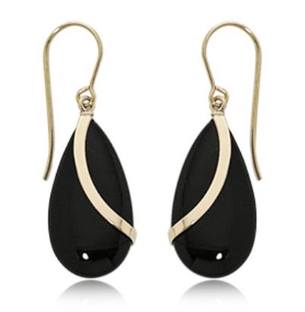 Carla Onyx Earrings