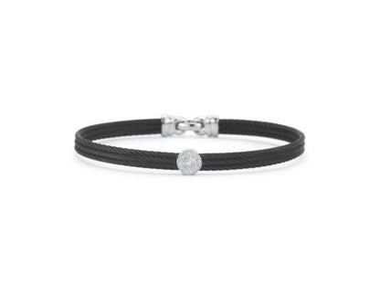 Alor Noir Single Station Diamond Bracelet