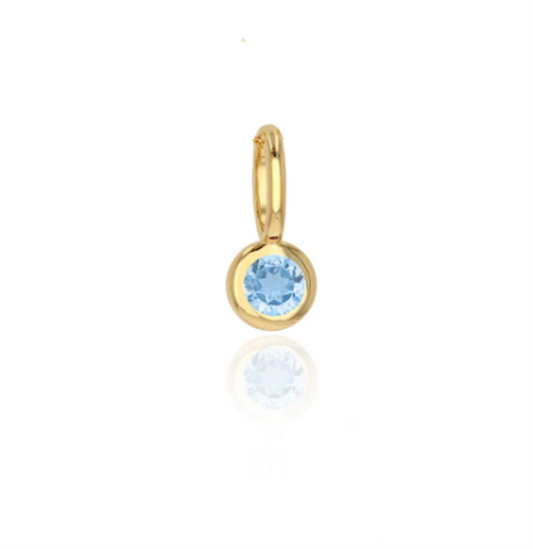 Rolland's Designs Bezel Set Mini Blue Topaz Charm
