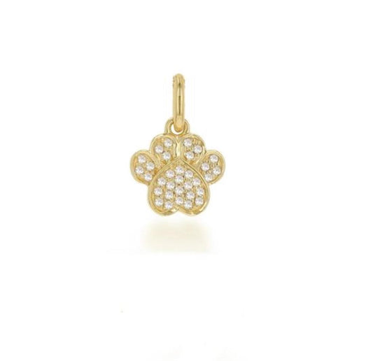 Rolland's Designs Diamond Dog Paw Charm