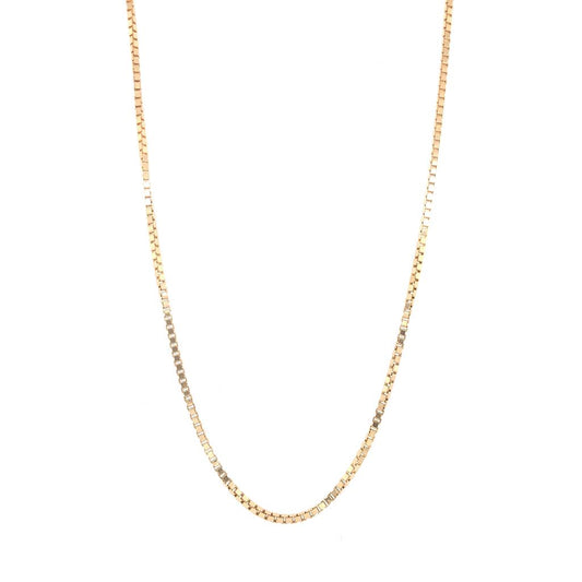 Estate 14K Box Chain