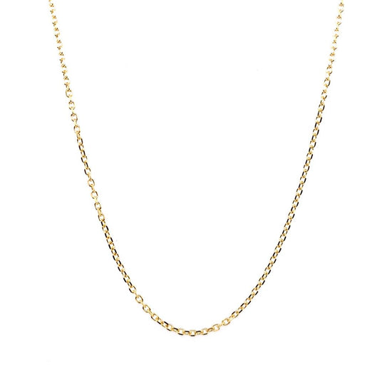 Gold Cable Chain 18"