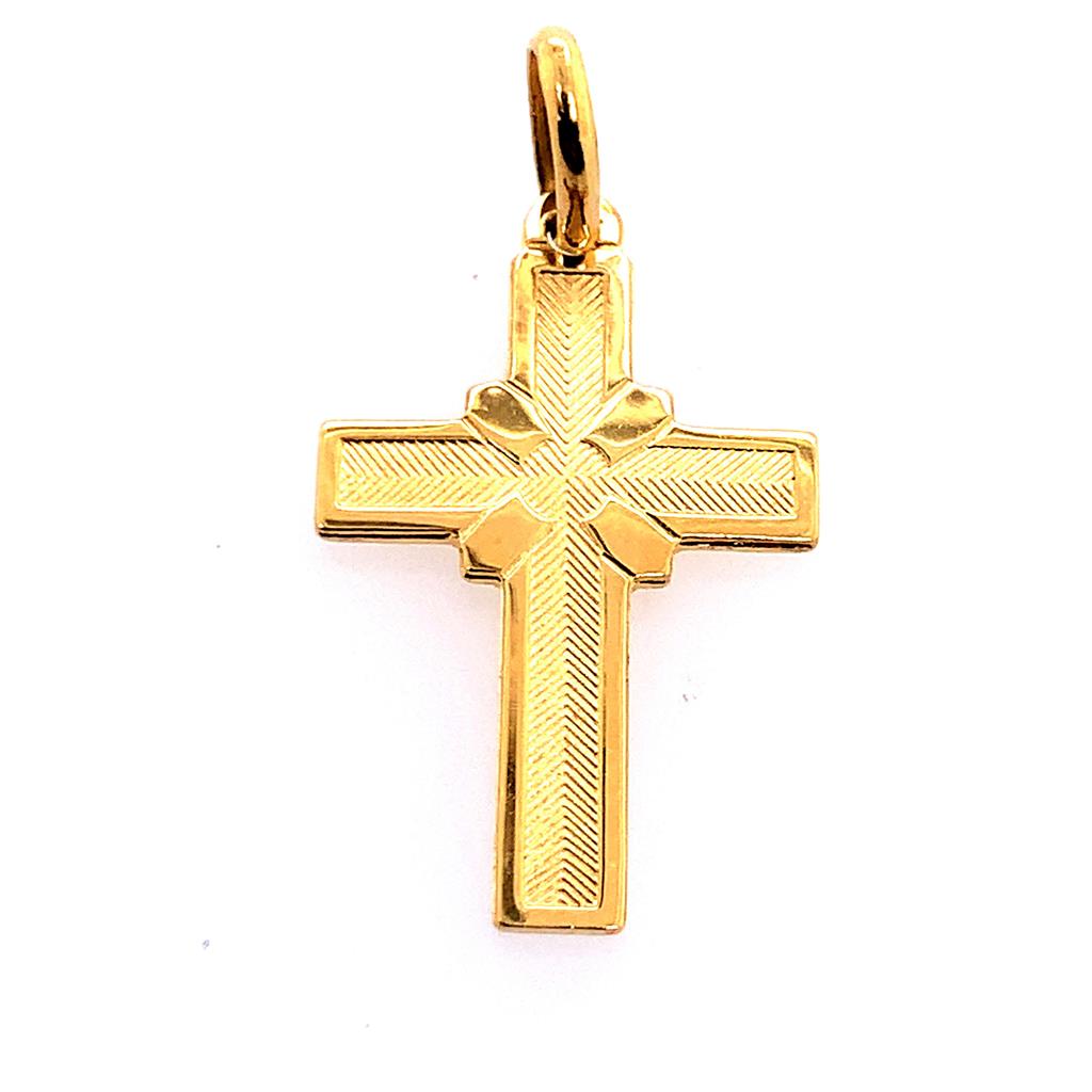 Rolland's Designs 14K Gold Cross Pendant