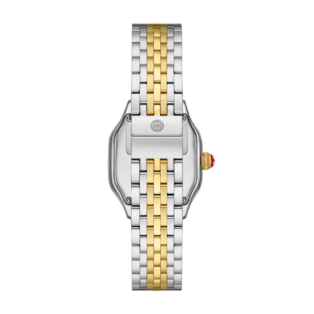 Michele Meggie 18K Two-Tone Gold-Plated Diamond Dial Watch
