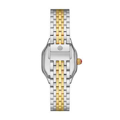 Michele Meggie 18K Two-Tone Gold-Plated Diamond Dial Watch