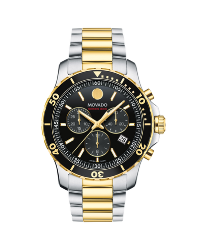 Movado 42mm Series 800 Chronograph Black
