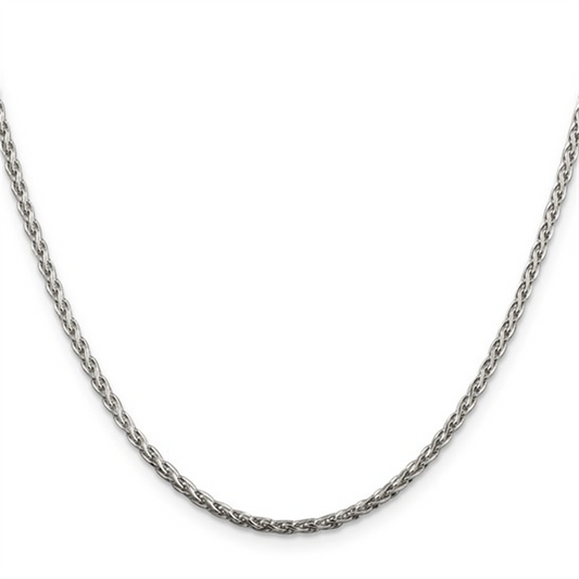 Rolland's Design Silver Diamond-Cut Spiga Chain