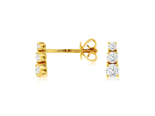 Rolland's Designs Graduating Diamond Studs