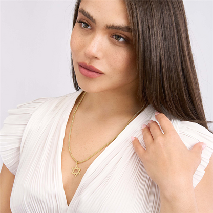 Rolland's Design 14K Gold Star of David