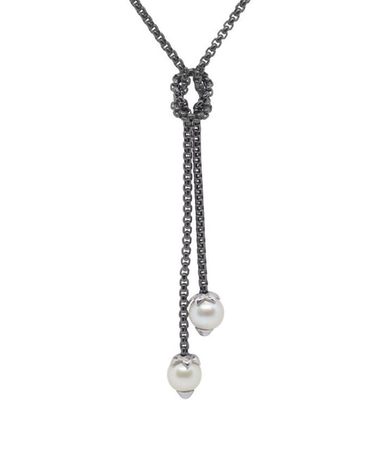 Alor Freshwater Pearl Knotted Lariat Necklace